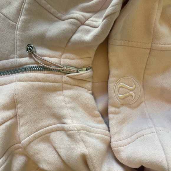 Lululemon scuba zip full length- light pink - Picture 2 of 6